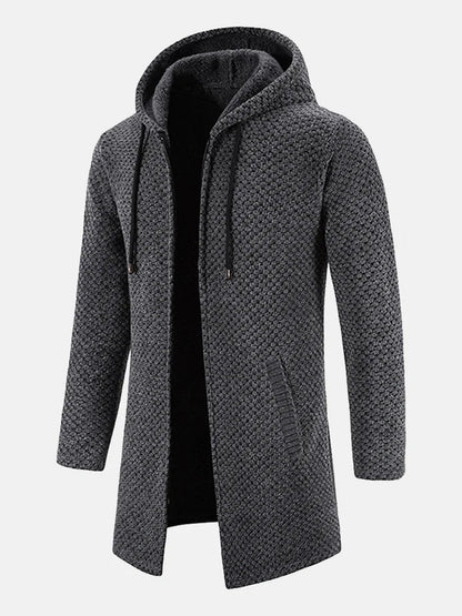 Easton | Lange Jacke mit Fleece gefüttert