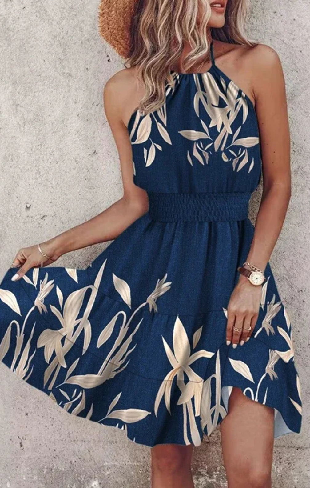 Angela Boho-Midi-Kleid