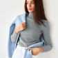 Klassischer Rollkragenpullover für Damen | Lässig