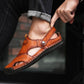 Herrensandalen aus weichem, atmungsaktivem Leder