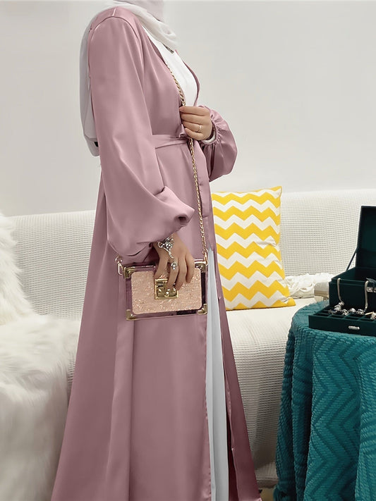 Cressida - Elegantes Abaya-Kleid mit Gürtel