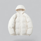 Unisex Winter Klassische Daunen Reißverschluss Jacke | Kapuzen