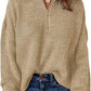 Polopullover mit V-Ausschnitt - Lina