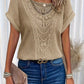 Beige lace blouse - Clara