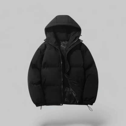 Unisex Winter Klassische Daunen Reißverschluss Jacke | Kapuzen