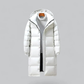 Herren Puffer Langer Kapuzen Winter Mantel | Warme