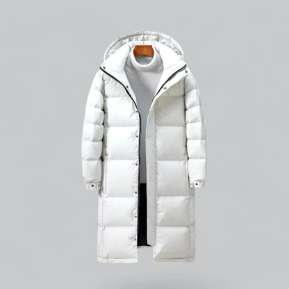 Herren Puffer Langer Kapuzen Winter Mantel | Warme