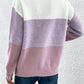 Colorblock-Pullover – Moderner Stil mit mühelosem Komfort