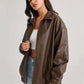 Lederjacke mit Reißverschluss - Sigrid