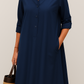 Elodie Hemdblusenkleid mit Knopfleiste