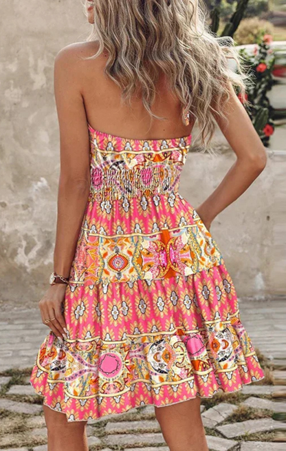 Angela Boho-Midi-Kleid