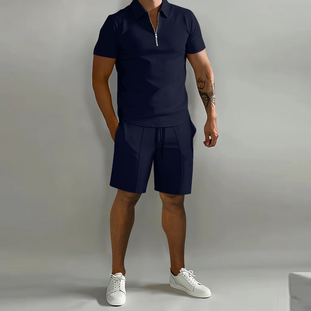 Tyler – 2-teiliges, lässiges, trendiges poloshirt set