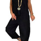 Luftiger Jumpsuit mit Raffdetail