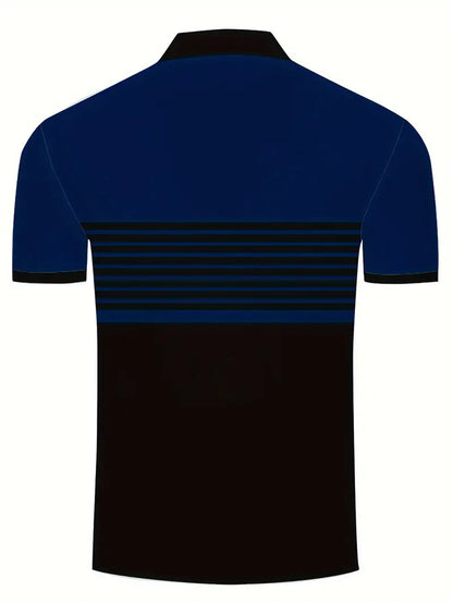 James – farbblockierte kurzarm-golfhemden für herren