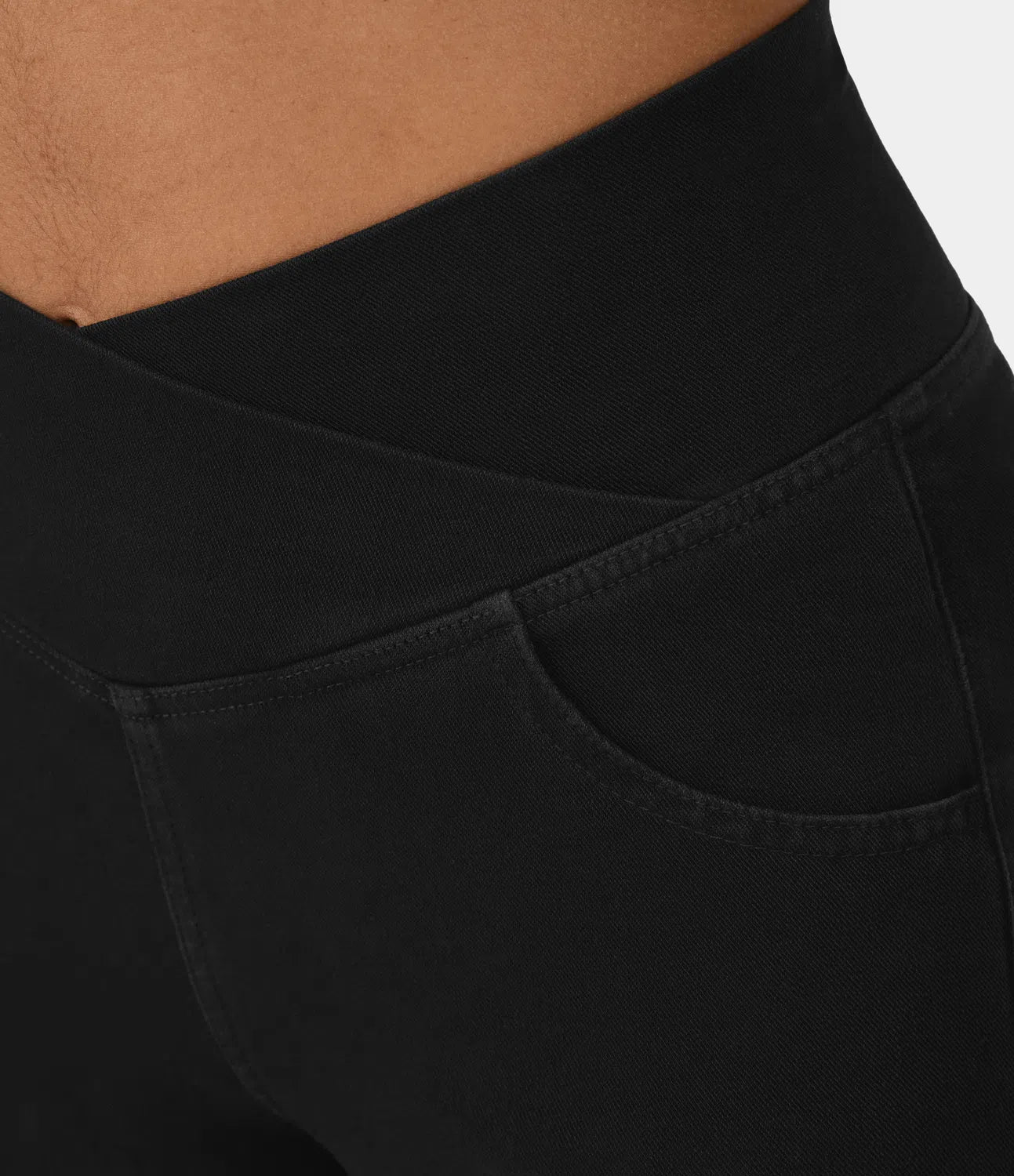 Cassia™ Stretch-Schlagjeans mit hoher Taille