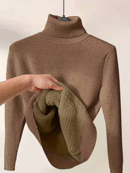 Damen Winter Rollkragenpullover | Gemütlich