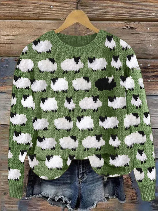 Weihnachtsbaum-Pullover – Festliche Wärme mit verspieltem Charme