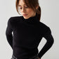 Klassischer Rollkragenpullover für Damen | Lässig