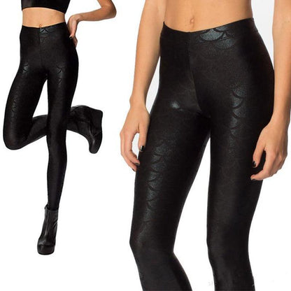 Reflektierende Leggings für Meerjungfrauen