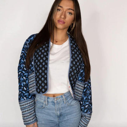 Costanza - Wendewindjacke mit Boho-Print