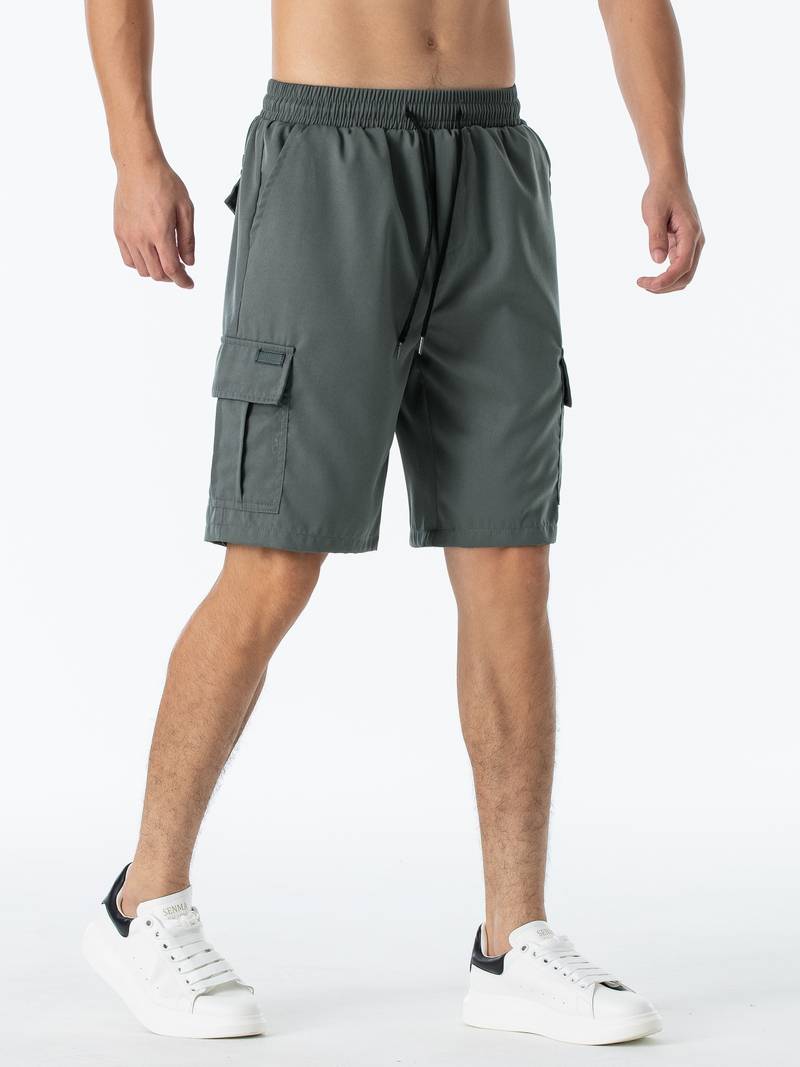 Matthew – cargo-shorts mit kordelzug im klassischen design