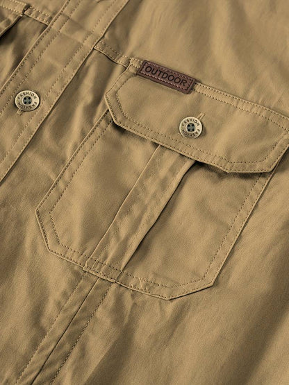 Michael – bequemes langarm-button-down-shirt für herren