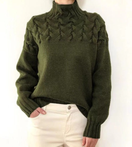 Mabel - Eleganter Pullover aus Zopfstrick