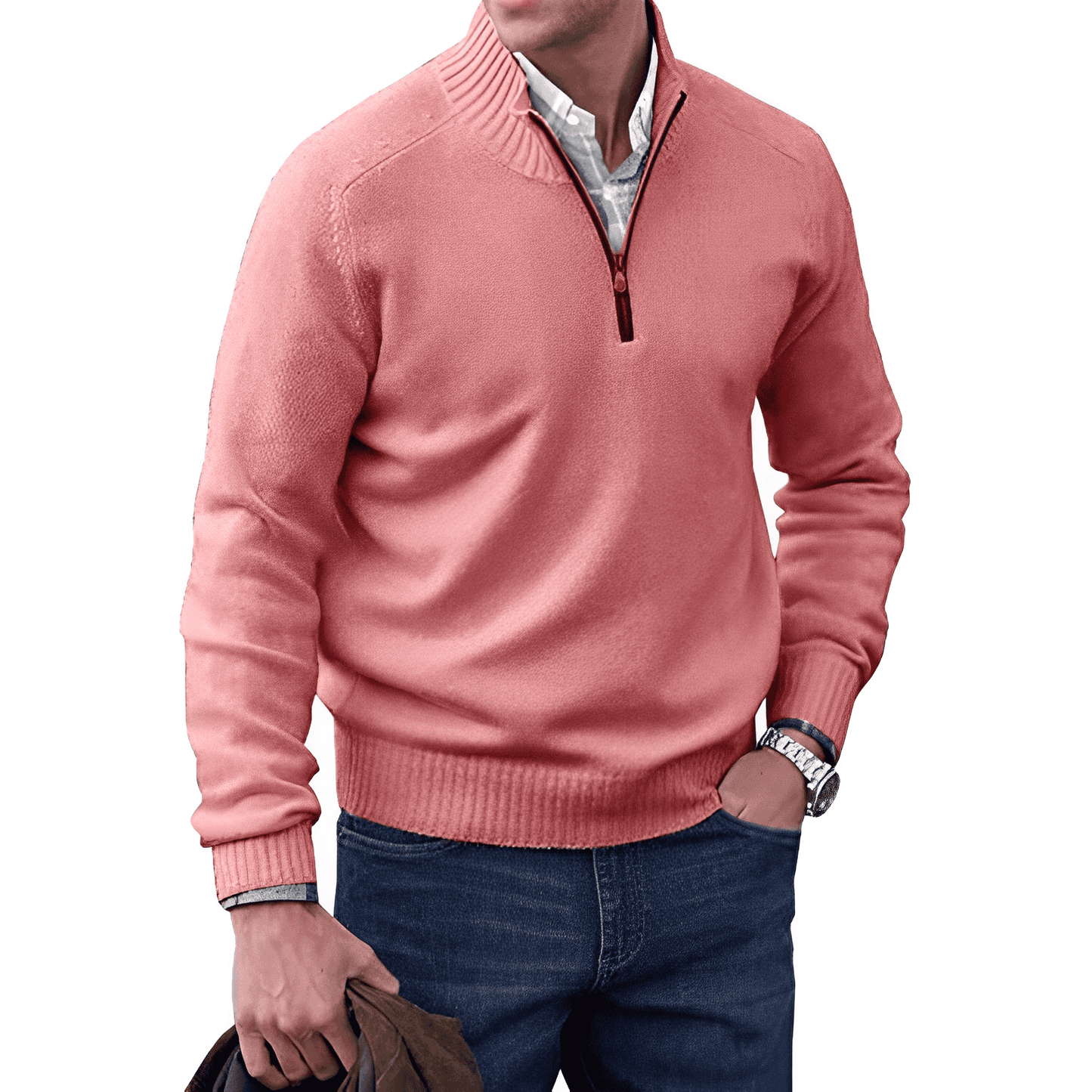 James - Stilvoller Halfzip-Pullover