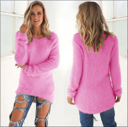 Ellianalyn | Langer Gemütlicher Winterpullover Für Damen | Warm