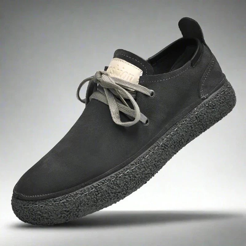 Herren Nubuk-Lederschuhe mit weicher Sohle - Komfortabel & Elegant