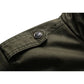 Langärmlige Bikerjacke Für Herren | Reißverschluss