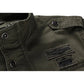 Langärmlige Bikerjacke Für Herren | Reißverschluss