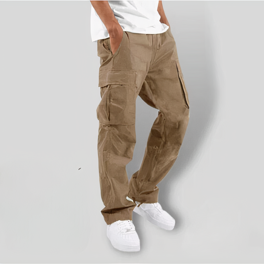 Felix - Bunte Herren Cargohose Dunkelgrau