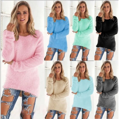 Ellianalyn | Langer Gemütlicher Winterpullover Für Damen | Warm