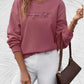 'Share your Light' Sweatshirt mit Rundhalsausschnitt in Übergröße - Helmine