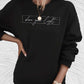 'Share your Light' Sweatshirt mit Rundhalsausschnitt in Übergröße - Helmine