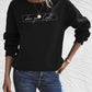 'Share your Light' Sweatshirt mit Rundhalsausschnitt in Übergröße - Helmine