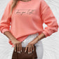 'Share your Light' Sweatshirt mit Rundhalsausschnitt in Übergröße - Helmine