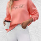 'Share your Light' Sweatshirt mit Rundhalsausschnitt in Übergröße - Helmine