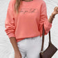 'Share your Light' Sweatshirt mit Rundhalsausschnitt in Übergröße - Helmine