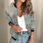 Bedruckte Jacke mit Reißverschluss - Evchen