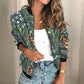 Bedruckte Jacke mit Reißverschluss - Evchen