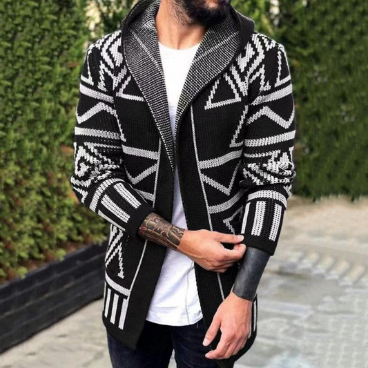 Herrenstrickjacke aus Spinnstrick - STOREK