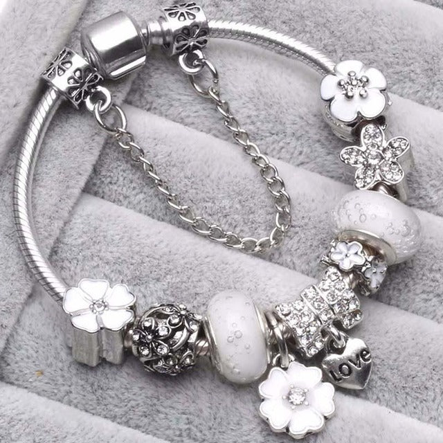 Graue Vintage Silber Armbänder