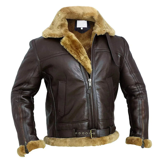 Falcon - Ginger Bomberjacke aus echtem Shearling