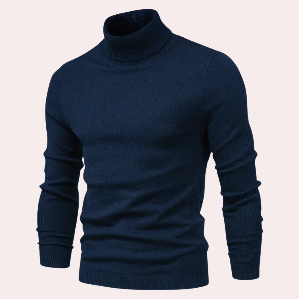 Lässiger Rollkragenpullover für Herren