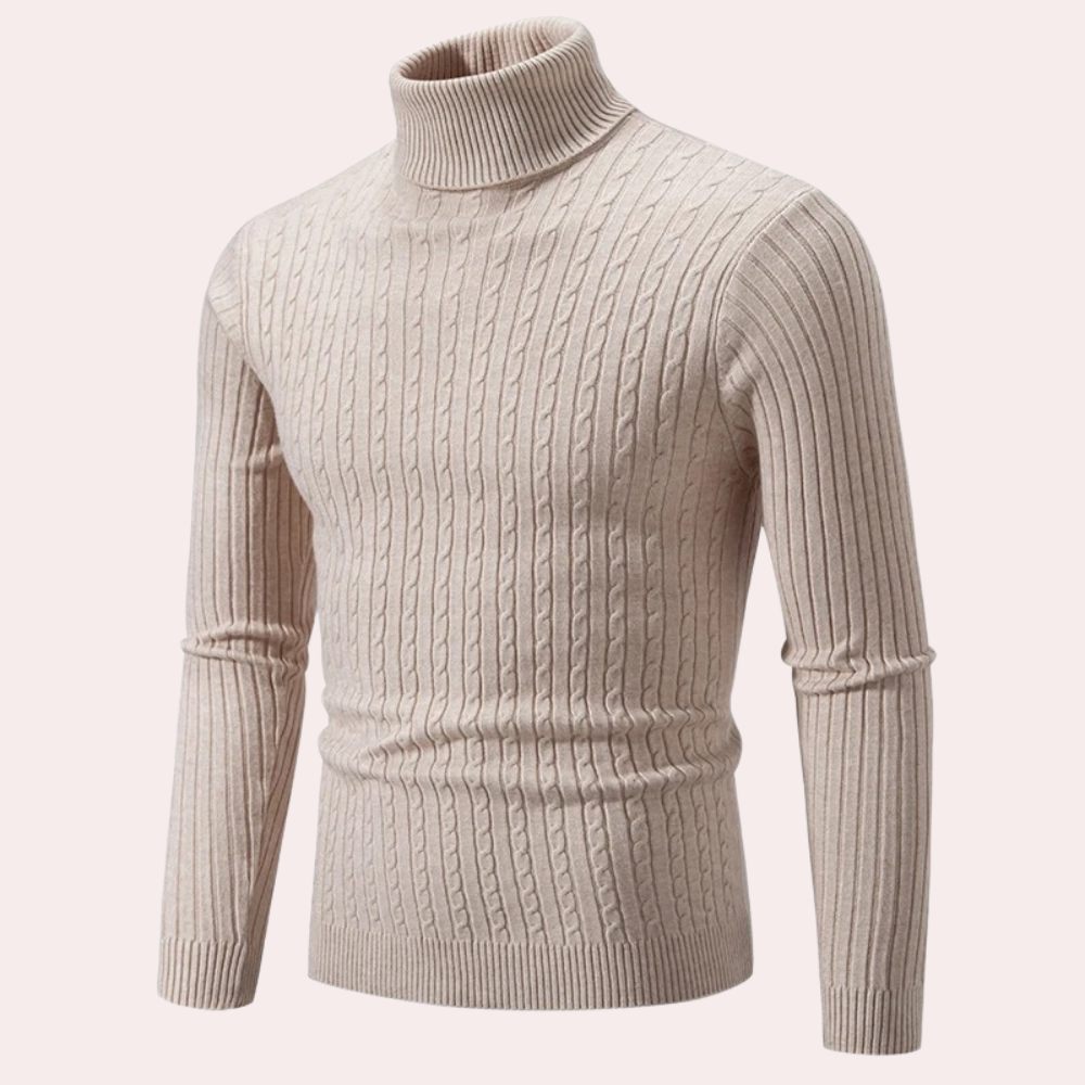 Bequemer Herrenstrickpullover