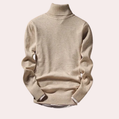 Klassischer Rollkragenpullover für Herren