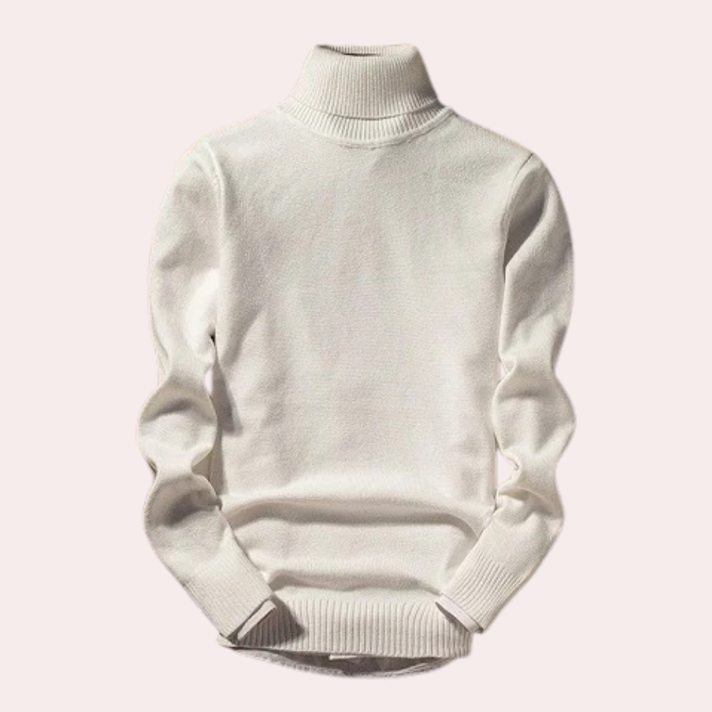 Klassischer Rollkragenpullover für Herren