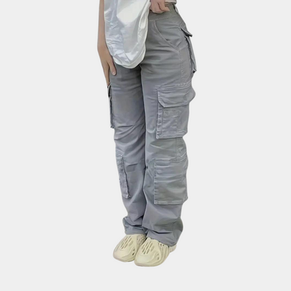 Damen-Cargohose mit Mehrfachtaschen
